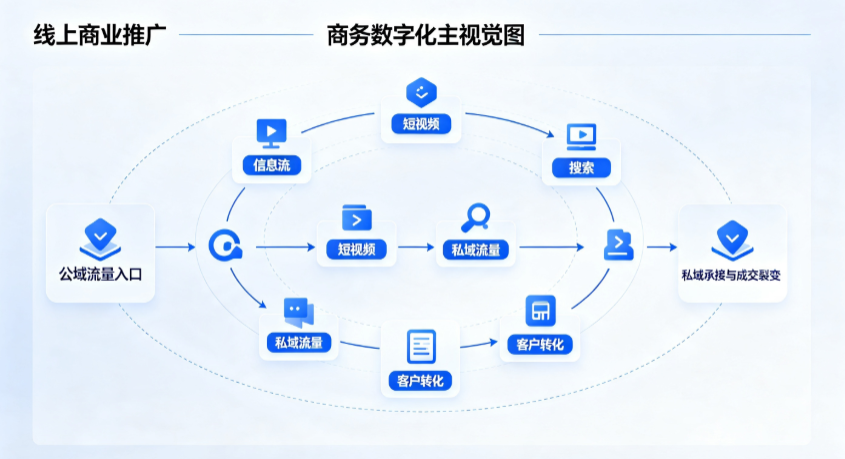 丰顺县线上商业推广怎么做？全域流量闭环搭建与低成本转化实战指南